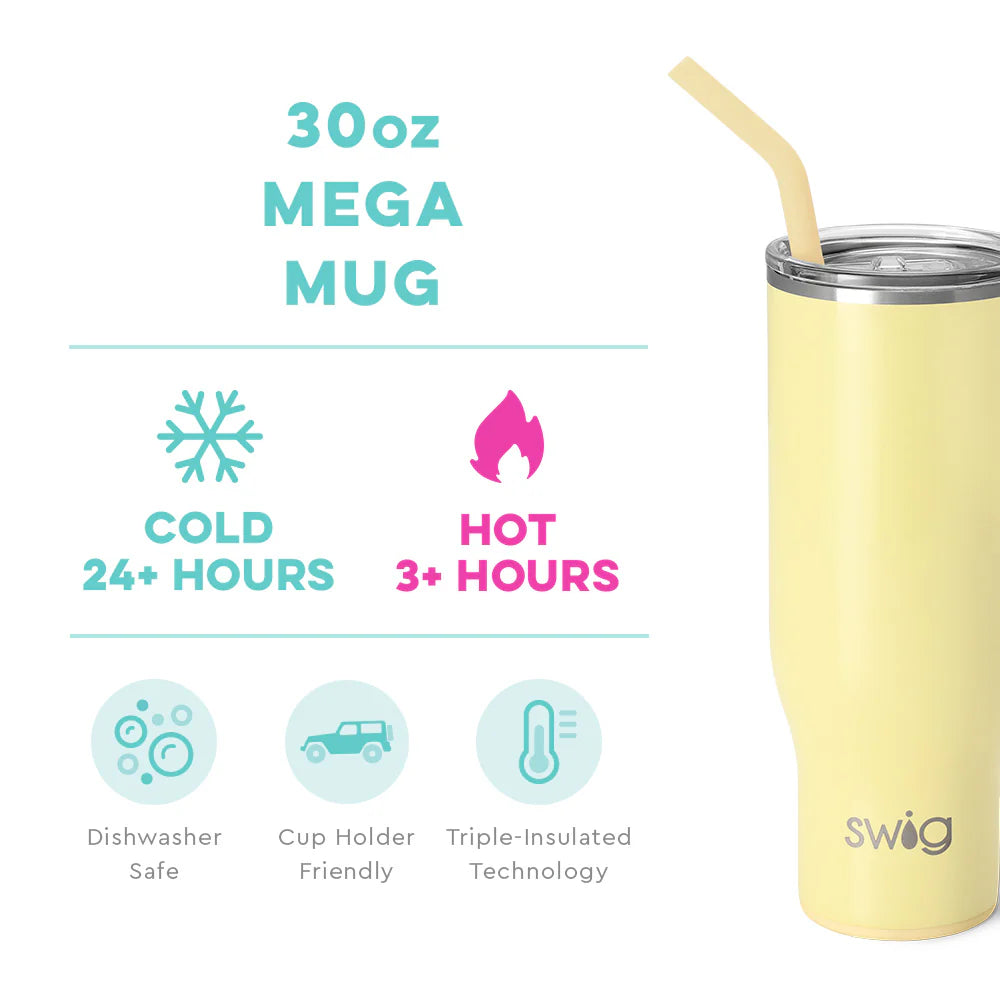 Swig Life Shimmer Buttercup Mega Mug Tumbler (30oz)