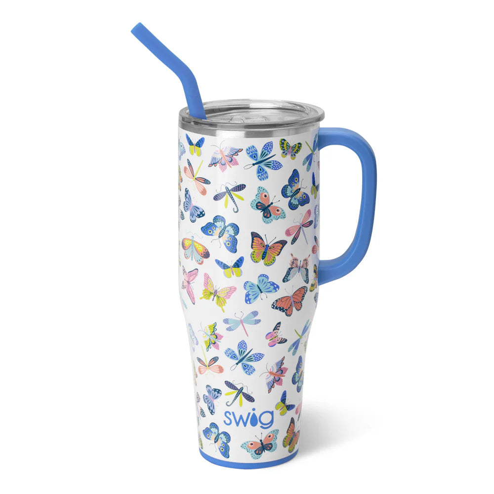 Swig Life Butterfly Bliss Mega Mug Tumbler - 40oz