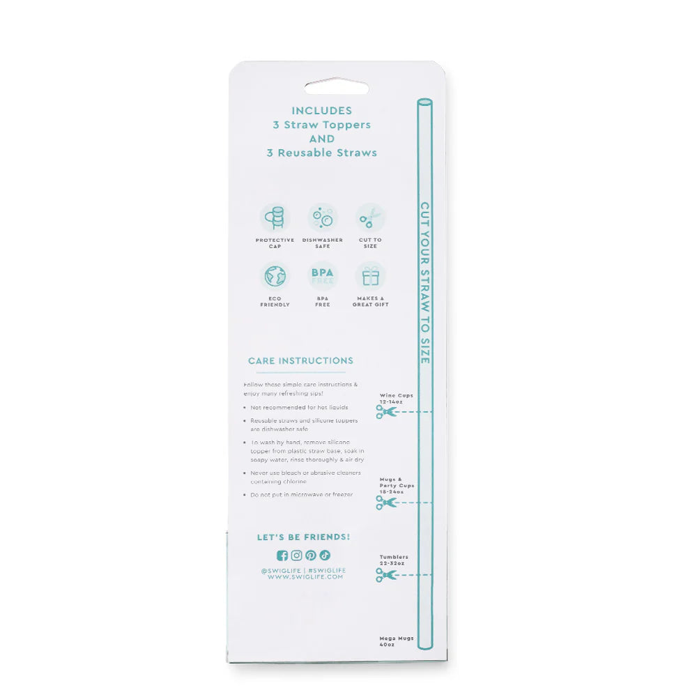 Swig Life Roller Rink Straw Toppers