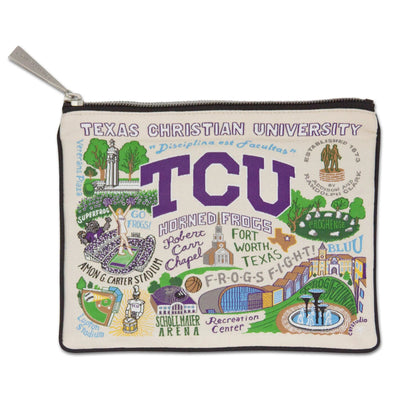 Texas Christian University Collegiate Zip Pouch