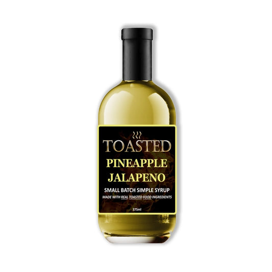 Toasted Pineapple Jalapeno Small Batch Simple Syrup 375ml
