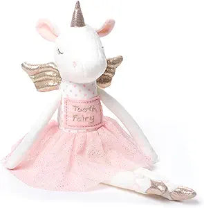 Bearington Collection Twinkles Soft Plush Unicorn Tooth Fairy Doll