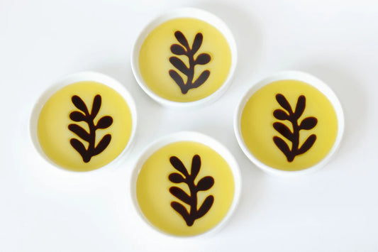 Mini Olive Oil & Balsamic Vinegar Dipping Trays - Set of 4