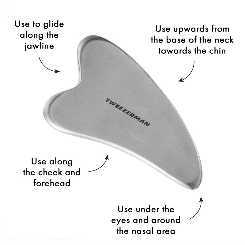 Tweezerman- Stainless Steel Gua Sha