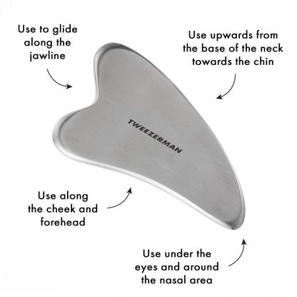 Tweezerman- Stainless Steel Gua Sha