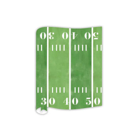 Handpainted Football Field Table Runner