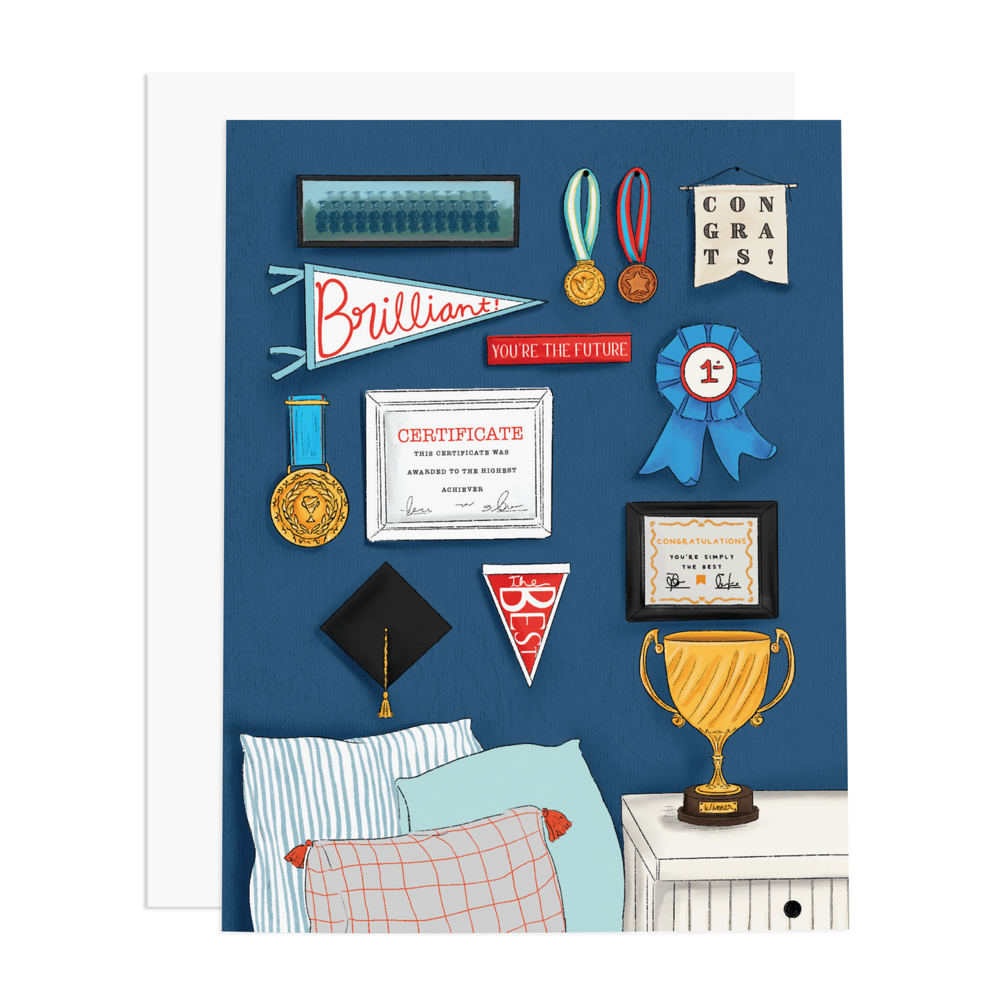 Wall of Achievements Greeting Card