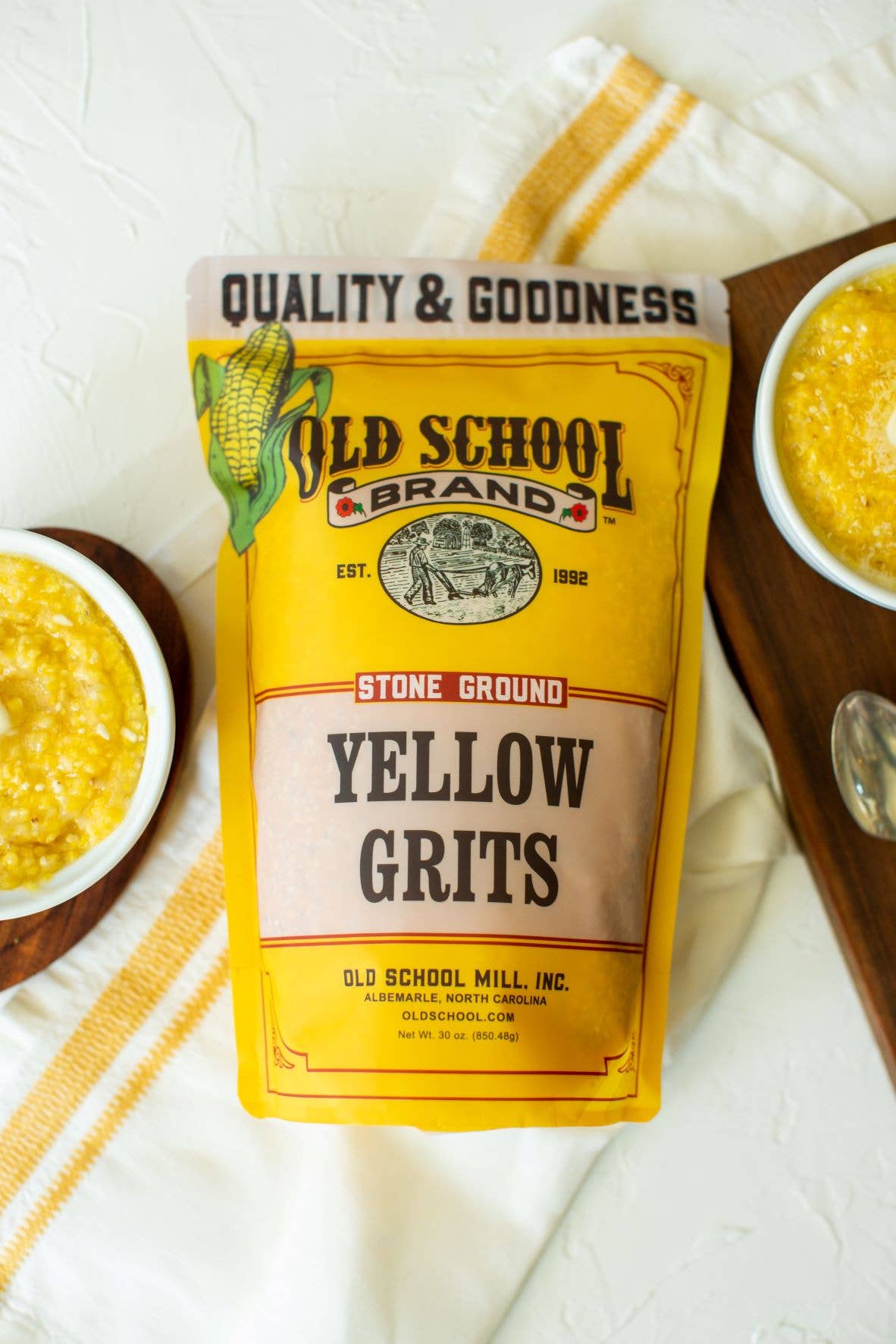 Old School Stone Ground Yellow Grits