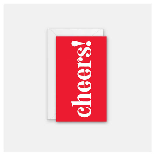 Cheers Serif Gift Enclosure Card