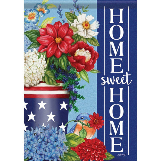 "Patriotic Home" Dura Soft™ Garden Flag