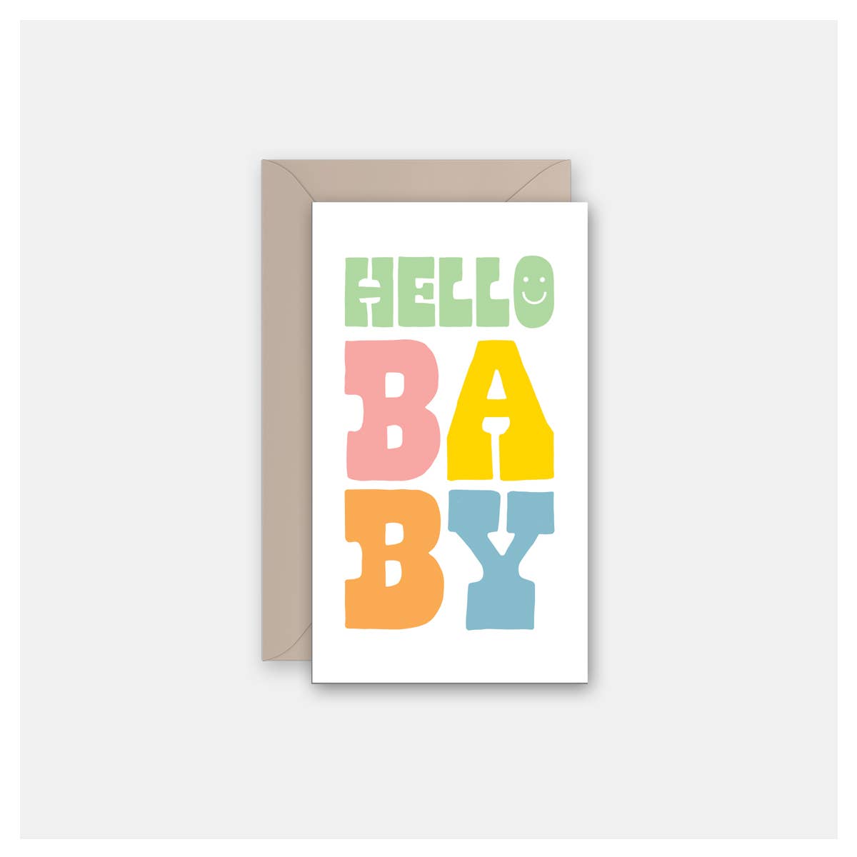 Pastel Baby Gift Enclosure Card