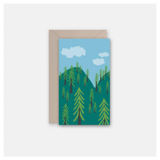 Mountain Forest Gift Enclosure Card