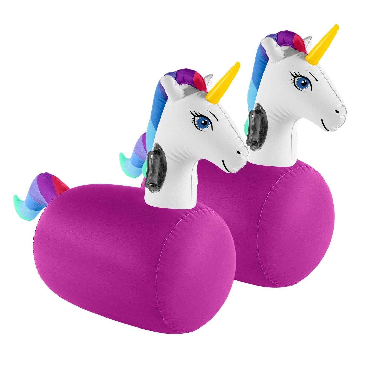 Inflatable Ride-On Hop 'n Go - Set of 2: Unicorn