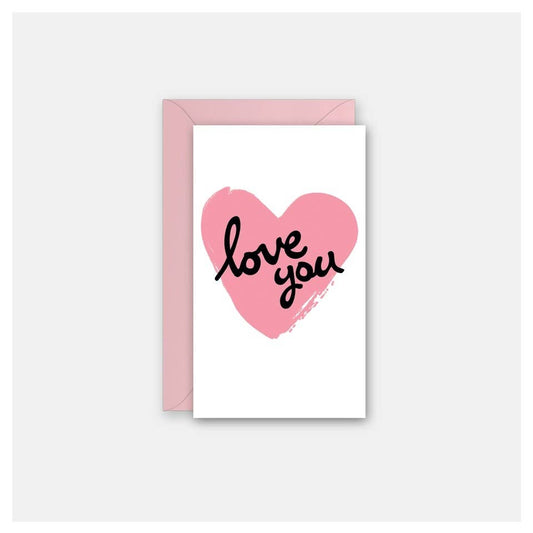 Love You Gift Enclosure Card