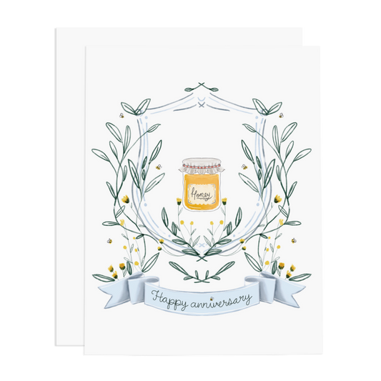 Happy Anniversary Honey Greeting Card