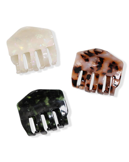 Forest Shadow - 3 Pack Claw Clips