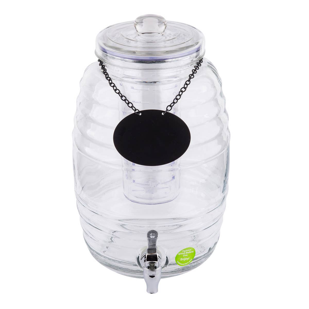 Beehive Glass Beverage Dispenser - 2.5 Gallon
