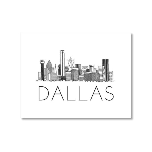 Dallas Skyline Card