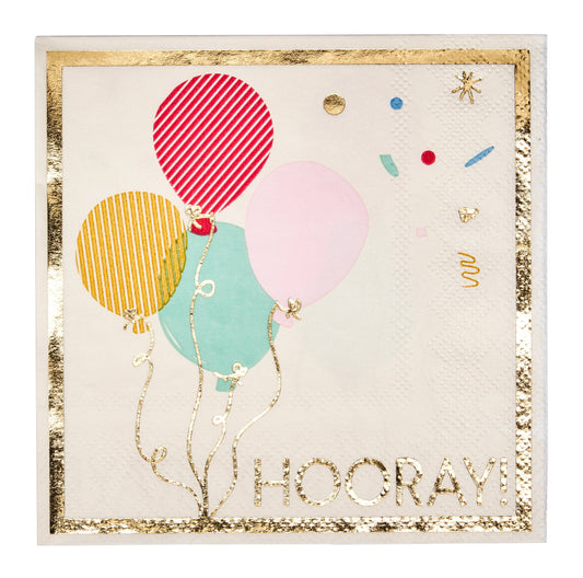 Sophistiplate Lets Celebrate Paper Cocktail Napkin, Pack of 20