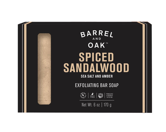Spiced Sandalwood Exfoliating Bar Soap
