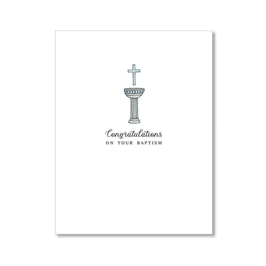 Baptism Congratulations Card
