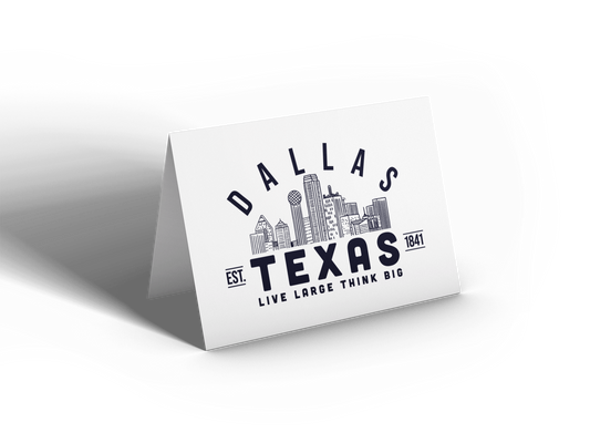 Dallas Texas Note Card